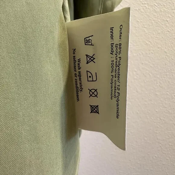 Vintage Barbour Kelsall Jacket Green Women’s Size 12 Medium Pockets PVC L2761 - Picture 9 of 15